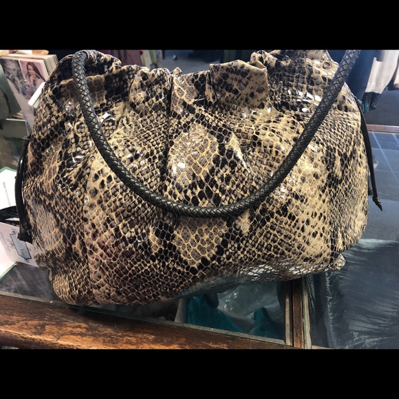 Brighton faux snake skin bag - Picture 7 of 8